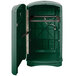 Rubbermaid FG396400GRN Plaza Dark Green Square Container with Side Opening 50 Gallon Main Thumbnail 4