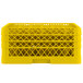 Vollrath TR12HHA Traex® Rack Max Full-Size Yellow 30-Compartment 7 7/8" Glass Rack with Open Rack Extender On Top Main Thumbnail 3