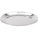 An American Metalcraft stainless steel oval tray with a hammered texture.