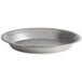 A silver Chicago Metallic tin-plated steel pie pan.