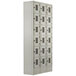 Winholt WL-618/15 Triple Column Eighteen Door Locker with Perforated Doors - 36" x 15" Main Thumbnail 2