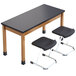 National Public Seating SLT1-2460C 24" x 60" Science Lab Table with Chem-Res Tabletop - 30" Height Main Thumbnail 4