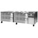 Continental Refrigerator D84GN 84" Four Drawer Refrigerated Chef Base Main Thumbnail 1