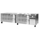 Continental Refrigerator D96GN 96" Four Drawer Refrigerated Chef Base Main Thumbnail 1