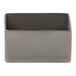 An American Metalcraft rectangular stainless steel sugar caddy with a satin finish.