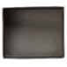 A rectangular black stainless steel sugar caddy with a hammered finish.