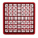 Vollrath TR9EE Traex® Full-Size Red 49-Compartment 6 3/8" Glass Rack Main Thumbnail 3