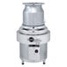 A stainless steel InSinkErator commercial garbage disposer with a lid.