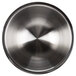 A close-up of a Tablecraft Remington stainless steel bowl.