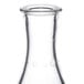 An Arcoroc square glass carafe with a white cap.