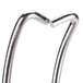 A close-up of Waring stainless steel blender latch wire hooks.