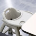 Lancaster Table & Seating Gray Plastic High Chair Tray Main Thumbnail 4