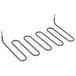A set of four metal heating elements for an Avantco P7 Series Panini Grill.