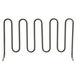 The bottom heating element for an Avantco P7 Series Panini Grill with four black spiral coils.