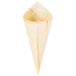 Cal-Mil CH107 Wooden Serving Cone - 300/Case Main Thumbnail 2