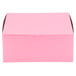 12" x 12" x 5" Pink Cake / Bakery Box - 100/Bundle Main Thumbnail 2