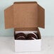 7" x 7" x 4" White Cake / Bakery Box - 250/Bundle Main Thumbnail 1