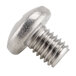 A Nemco stainless steel raised head screw with a metal head.