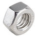 A close-up of a Nemco stainless steel hex nut.
