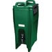 Cambro UC500519 Ultra Camtainers® 5.25 Gallon Kentucky Green Insulated Beverage Dispenser Main Thumbnail 1