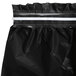 Black Plastic Table Skirt 14' x 29" Main Thumbnail 4