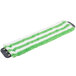 A green and white striped Unger SmartColor MicroMop pad.