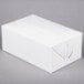 7" x 4 1/2" x 2 3/4" White Take Out Lunch / Snack / Chicken Box - 500/Case Main Thumbnail 2