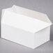 7" x 4 1/2" x 2 3/4" White Take Out Lunch / Snack / Chicken Box - 500/Case Main Thumbnail 3