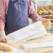 Bagcraft Packaging 300164 5 1/4" x 3 1/4" x 18" Plain Unwaxed White Paper Bread Bag - 1000/Case Main Thumbnail 1