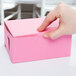6 1/2" x 4" x 2 3/4" Pink Cake / Bakery Box - 250/Bundle Main Thumbnail 5