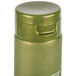 A green plastic container of Basic Earth Botanicals Nourishing Shampoo with a white flip-top cap.