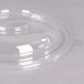 Fineline 5032-L Super Bowl Clear PET Plastic Dome Lid for 32 oz. Bowls - 50/Pack Main Thumbnail 4