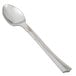 WNA Comet RFPSP4 Reflections Petites 4 1/4" Stainless Steel Look Heavy Weight Plastic Tasting Spoon - 400/Case Main Thumbnail 3