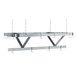 Advance Tabco GC-108 Powder Coated Ceiling Mounted Pot Rack with 18 Hooks - 108" Main Thumbnail 1