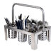 Stainless Steel 6-Cylinder Flatware Carrier with Handle Main Thumbnail 6