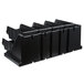 Cambro 8RS8110 Black Versa Self Serve Condiment Bin Stand Set with 2-Tier Stand and 12" Condiment Bins Main Thumbnail 5