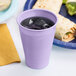 Creative Converting 28193071 12 oz. Luscious Lavender Purple Plastic Cup - 240/Case Main Thumbnail 1