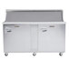 Traulsen UPT6024-RR 60" 2 Right Hinged Door Refrigerated Sandwich Prep Table Main Thumbnail 4