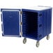 Cambro 1826LTC186 Camcart Navy Blue Mobile Cart for 18" x 26" Sheet Pans and Trays Main Thumbnail 3
