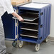 Cambro 1826LTC186 Camcart Navy Blue Mobile Cart for 18" x 26" Sheet Pans and Trays Main Thumbnail 5