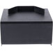 A black plastic Bunn TS Booster Thermal Server Stand on a counter.