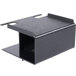 A black rectangular Bunn thermal server stand with a hole.
