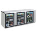 Beverage-Air BB72HC-1-GS-S-27 72" Stainless Steel Counter Height Sliding Glass Door Back Bar Refrigerator Main Thumbnail 1