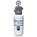 A white 3M water filtration cylinder with a gauge on top.