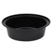 Pactiv Newspring NC729B 32 oz. Black 7" VERSAtainer Round Microwavable Container with Lid - 150/Case Main Thumbnail 6