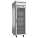 Beverage-Air HRS1-1G Horizon Series 26" Glass Door Reach-In Refrigerator with Stainless Steel Interior and LED Lighting Main Thumbnail 1