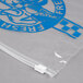 10 1/2" x 8" Printed Plastic Deli Saddle Bag with Slide Seal - 500/Case Main Thumbnail 6