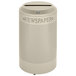 Rubbermaid FGDRR24PDP Silhouettes Desert Pearl Round Designer Recycling Receptacle - Paper 26 Gallon Main Thumbnail 1