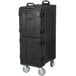 Carlisle Cateraide™ Front Loading Black Insulated Food Pan Carrier - 10 Full-Size Pan Max Capacity Main Thumbnail 2