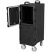 Carlisle Cateraide™ Front Loading Black Insulated Food Pan Carrier - 10 Full-Size Pan Max Capacity Main Thumbnail 3
